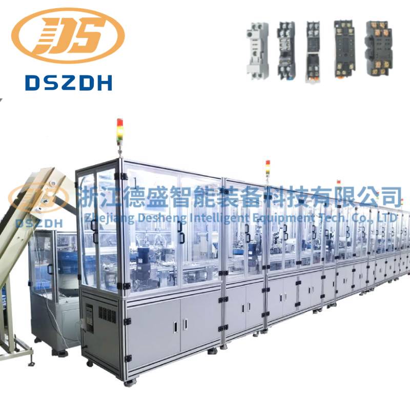 Línea de producción automática de enchufes de relé